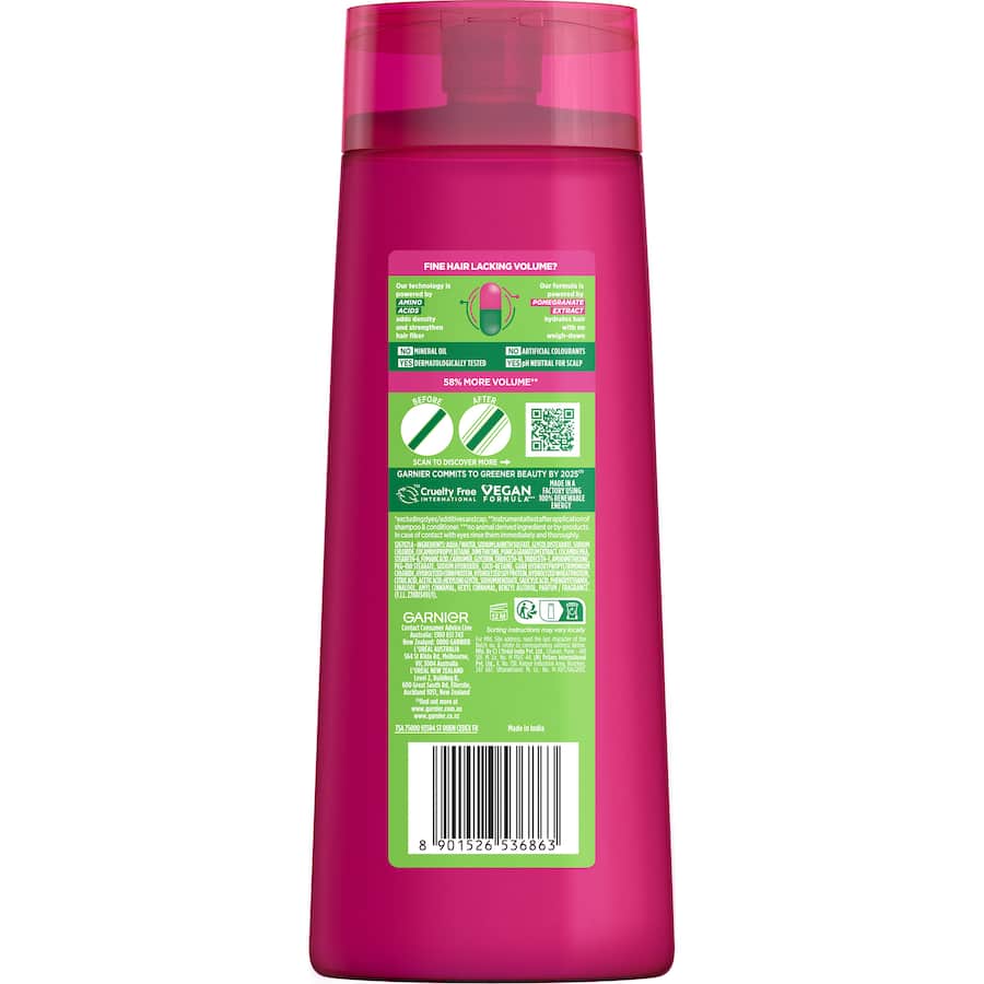 Garnier Fructis Shampoo Full And Luscious 315mL