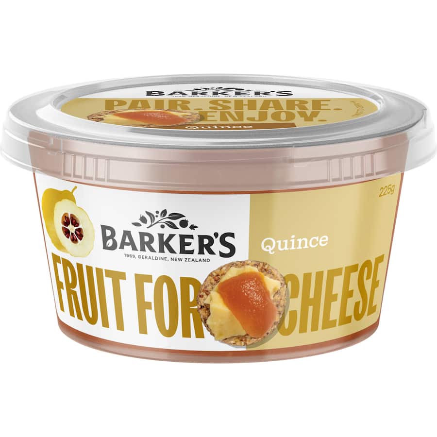 Barkers Fruit For Cheese Fruit Paste Quince 225g
