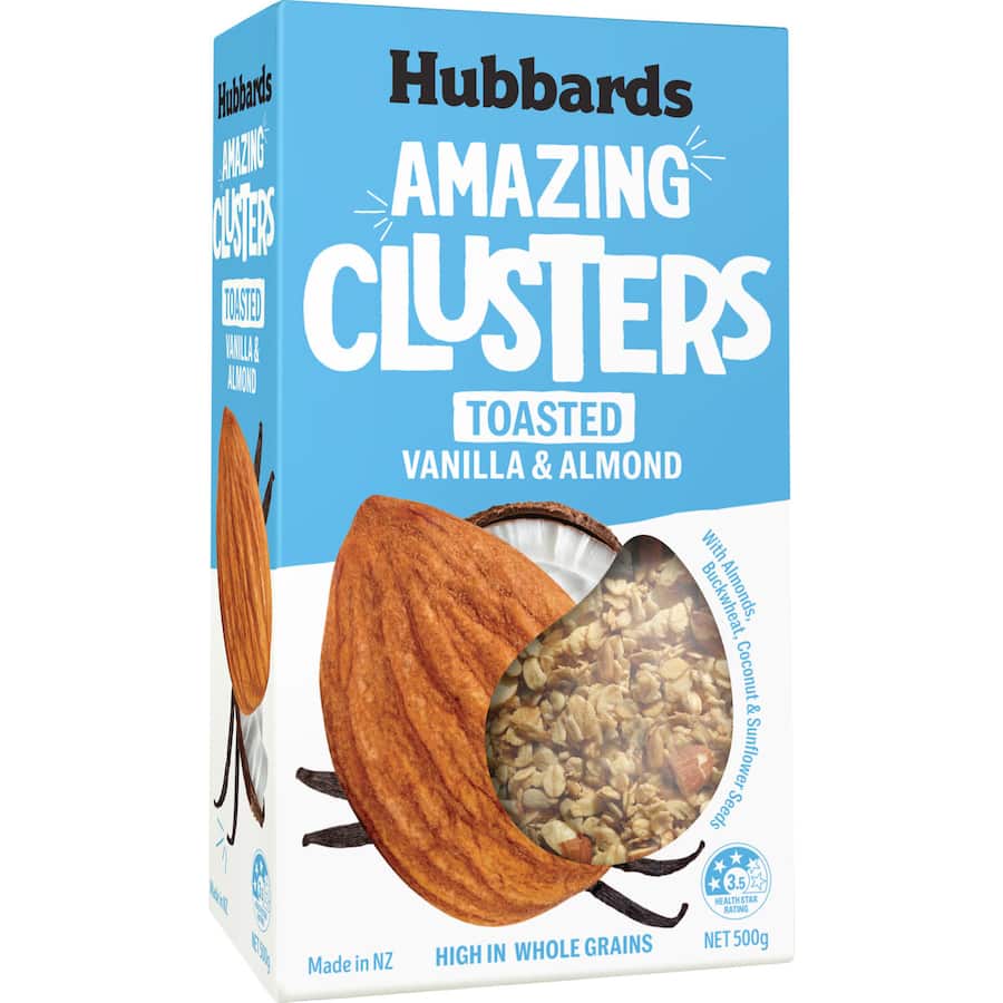 Hubbards Amazing Clusters Cereal Vanilla & Almond 500g