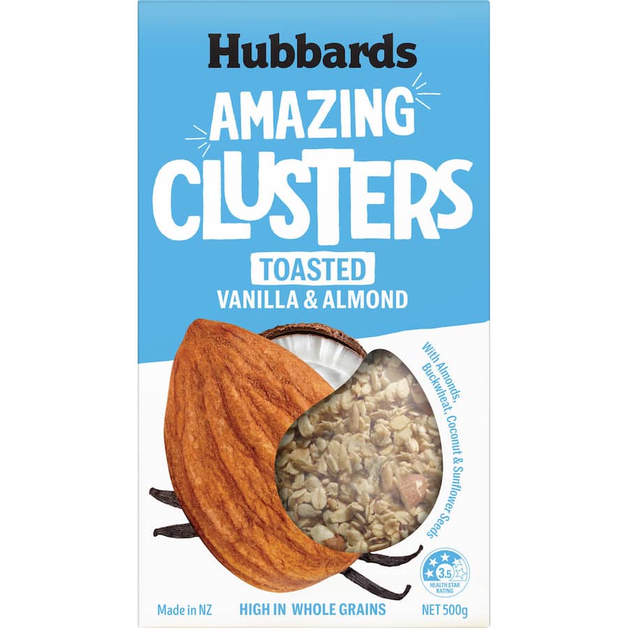 Hubbards Amazing Clusters Cereal Vanilla & Almond 500g