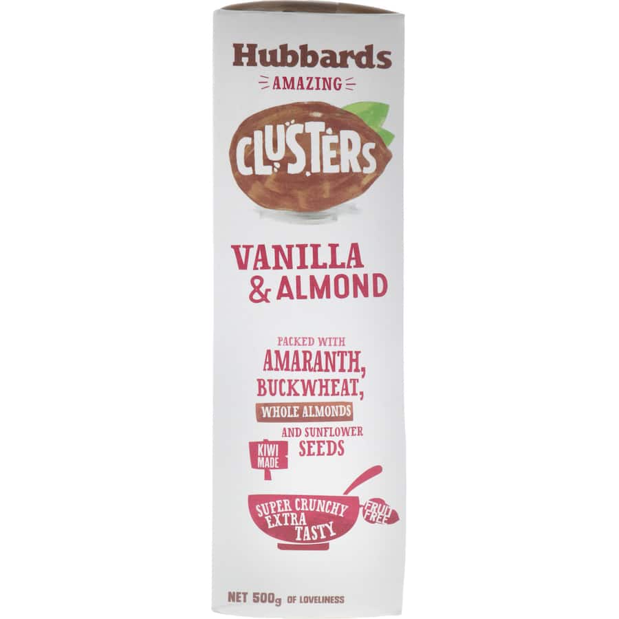 Hubbards Amazing Clusters Cereal Vanilla & Almond 500g