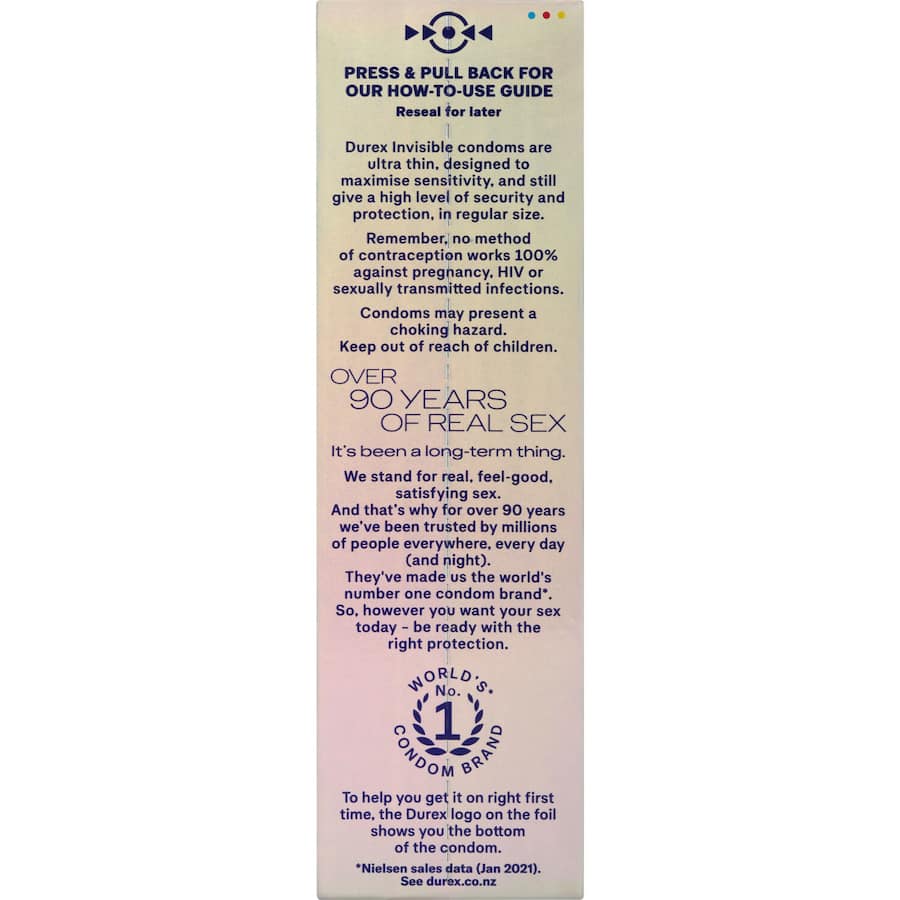 Durex Condoms Invisible 10pack