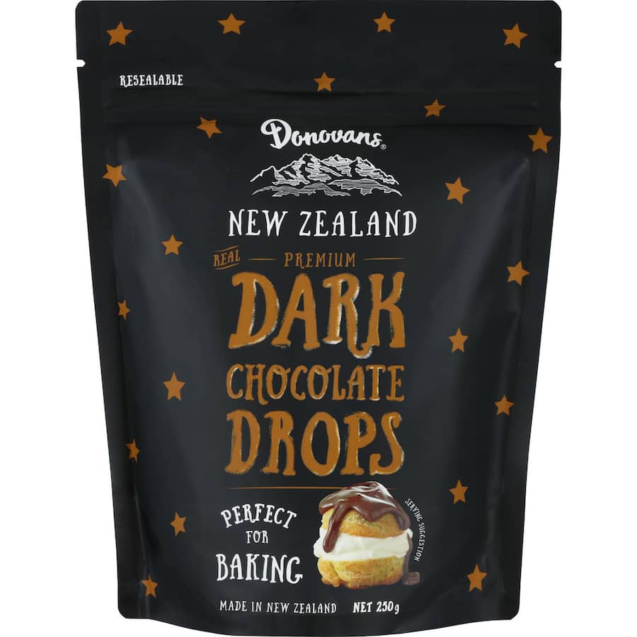 Donovans Chocolate Drops Dark 250g
