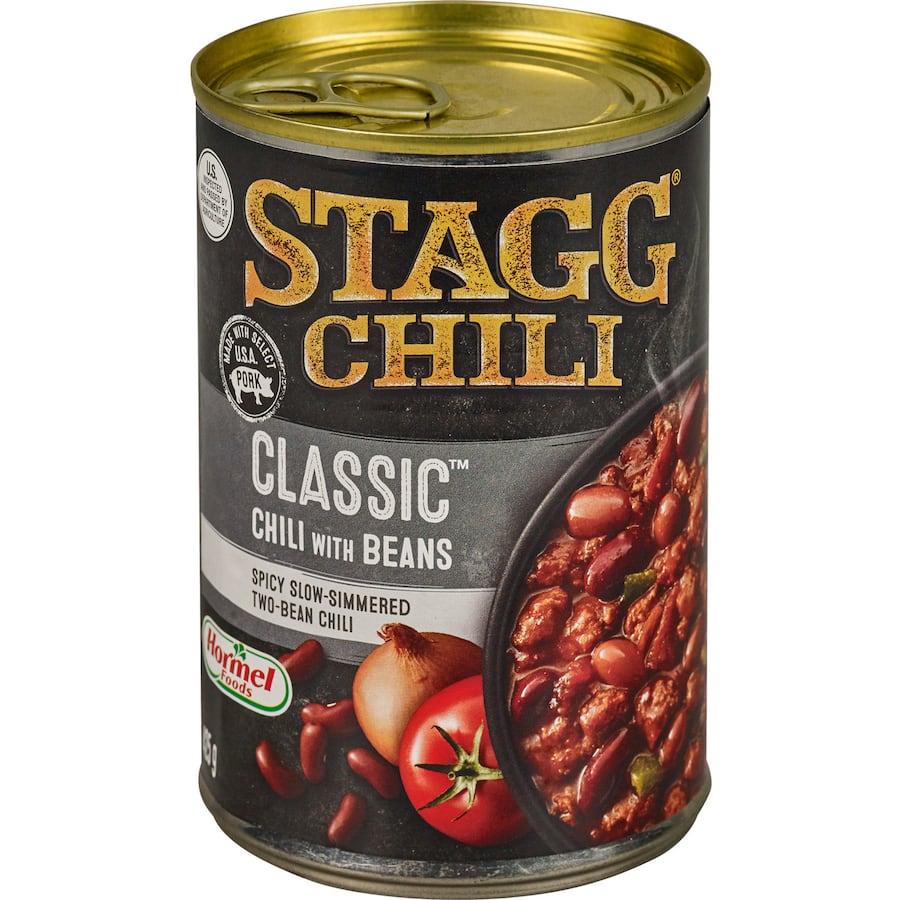 Stagg Chili Canned Dinners Pork With Classic Beans 425g
