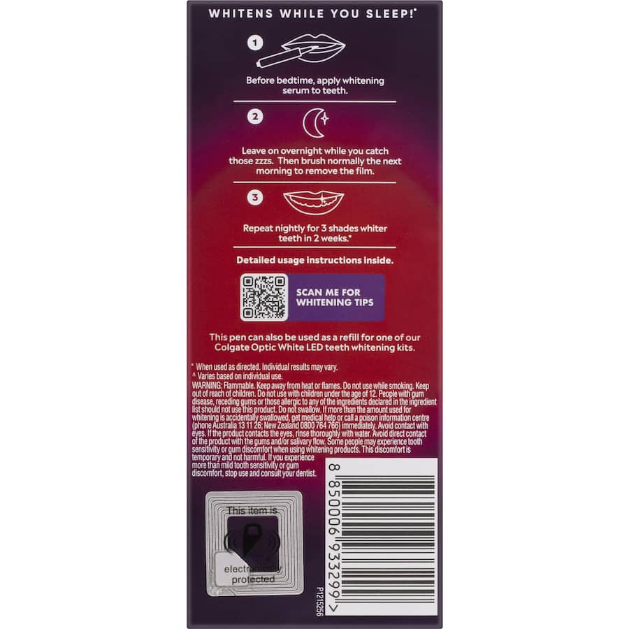 Colgate Optic White Pro Series Whitening Overnight Pen 1pack