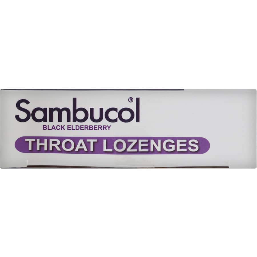 Sambucol Throat Lozenges Black Elderberry With Honey 20pack