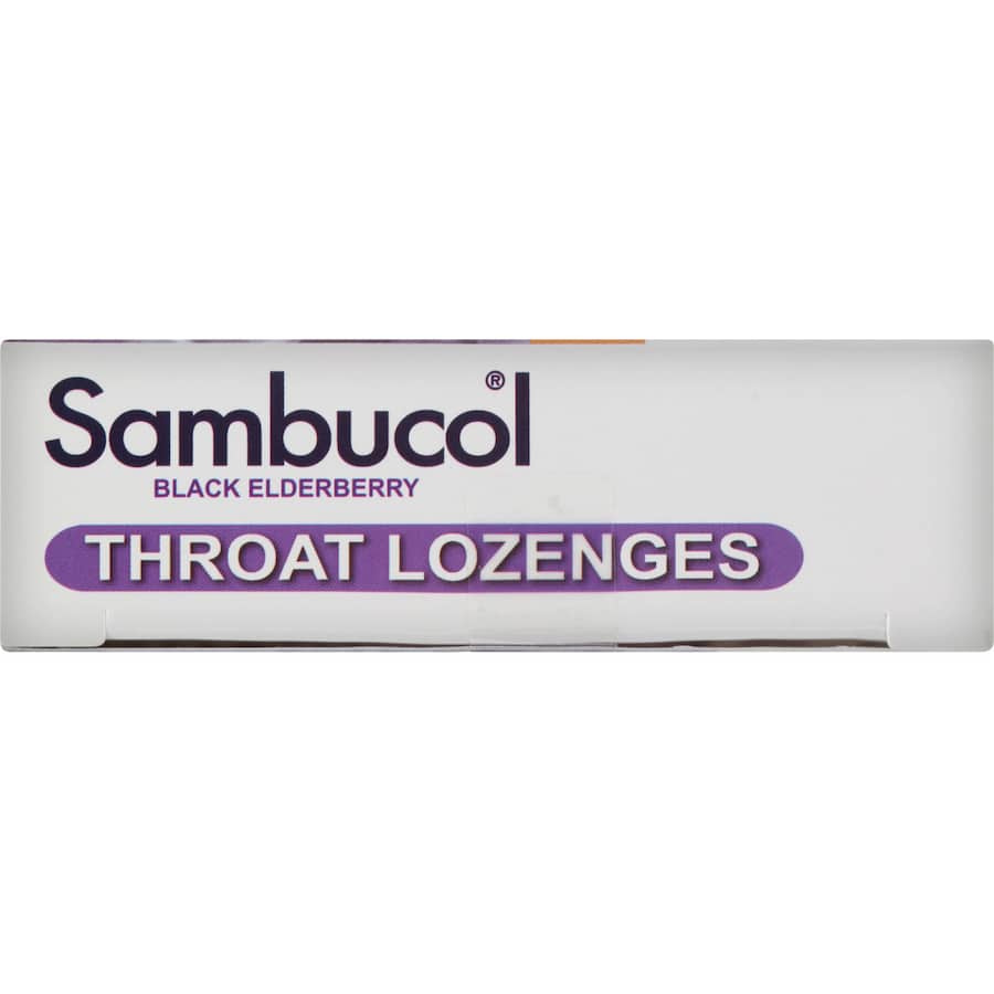 Sambucol Throat Lozenges Black Elderberry With Honey 20pack