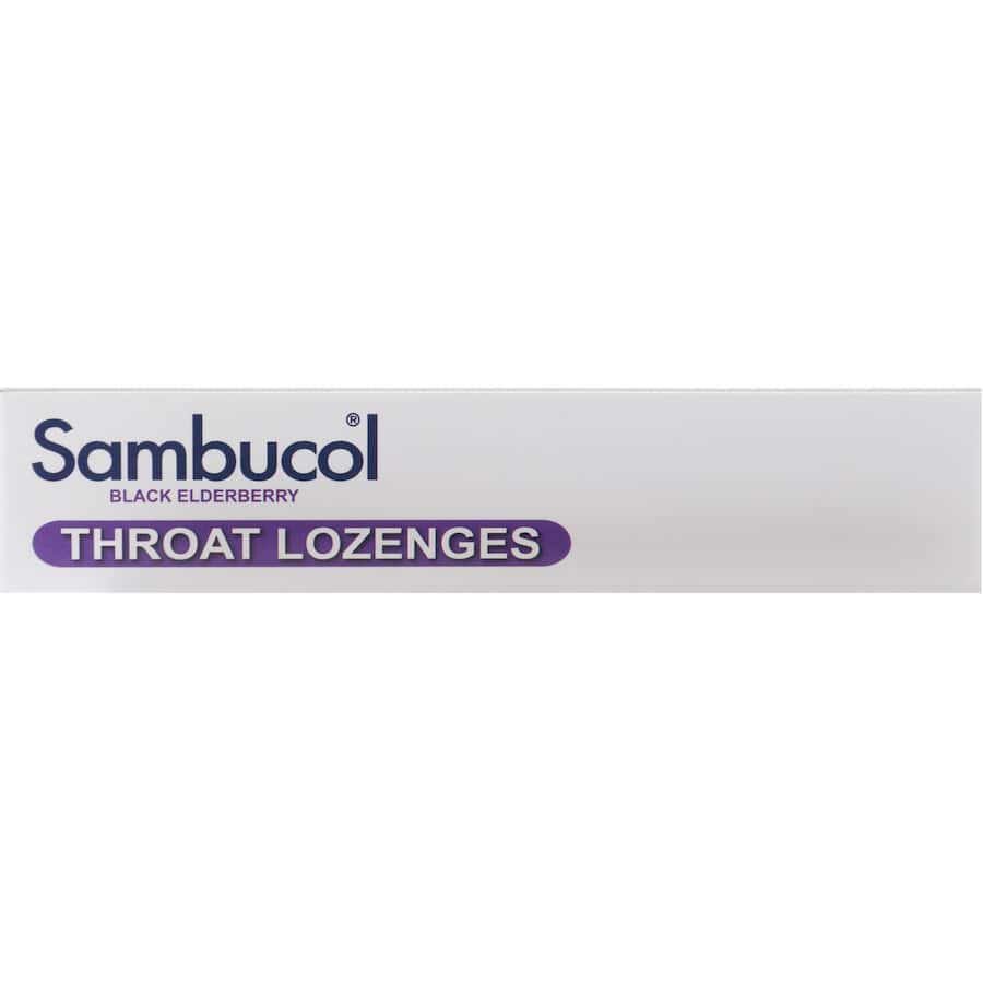 Sambucol Throat Lozenges Black Elderberry With Honey 20pack
