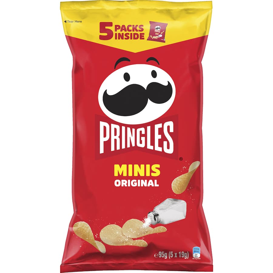 Pringles Chips Minis Original 95g Multipack 5pack