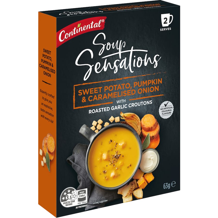 Continental Soup Sensations Sweet Potato Pumpkin & Caramelised Onion 63g
