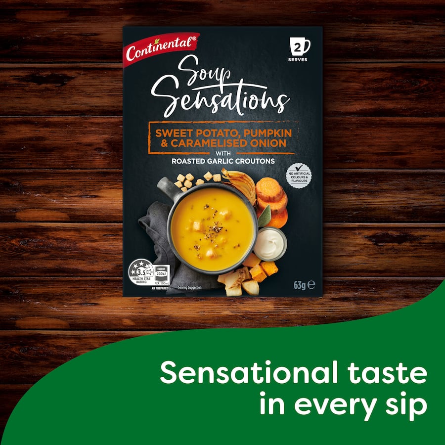 Continental Soup Sensations Sweet Potato Pumpkin & Caramelised Onion 63g