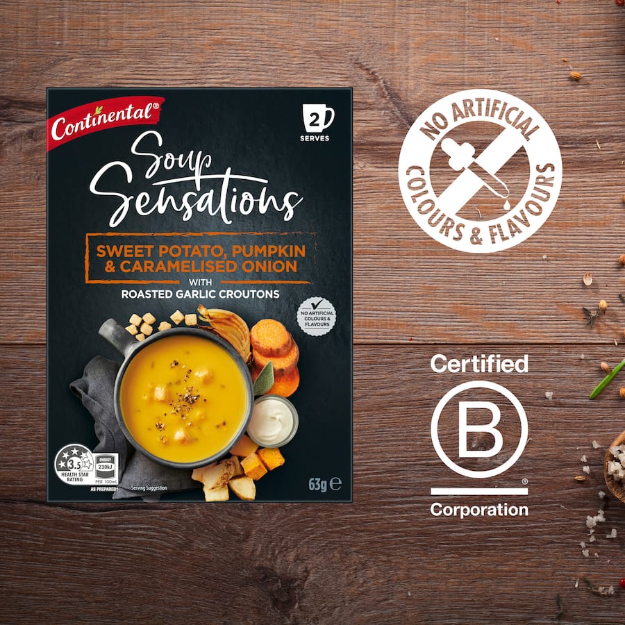 Continental Soup Sensations Sweet Potato Pumpkin & Caramelised Onion 63g