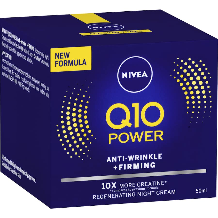 Nivea Q10 Power Night Cream Anti-wrinkle + Firming 50mL