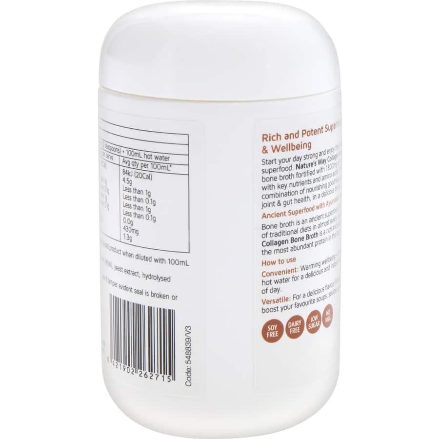 Natures Way Super Foods Bone Broth Powder 120g