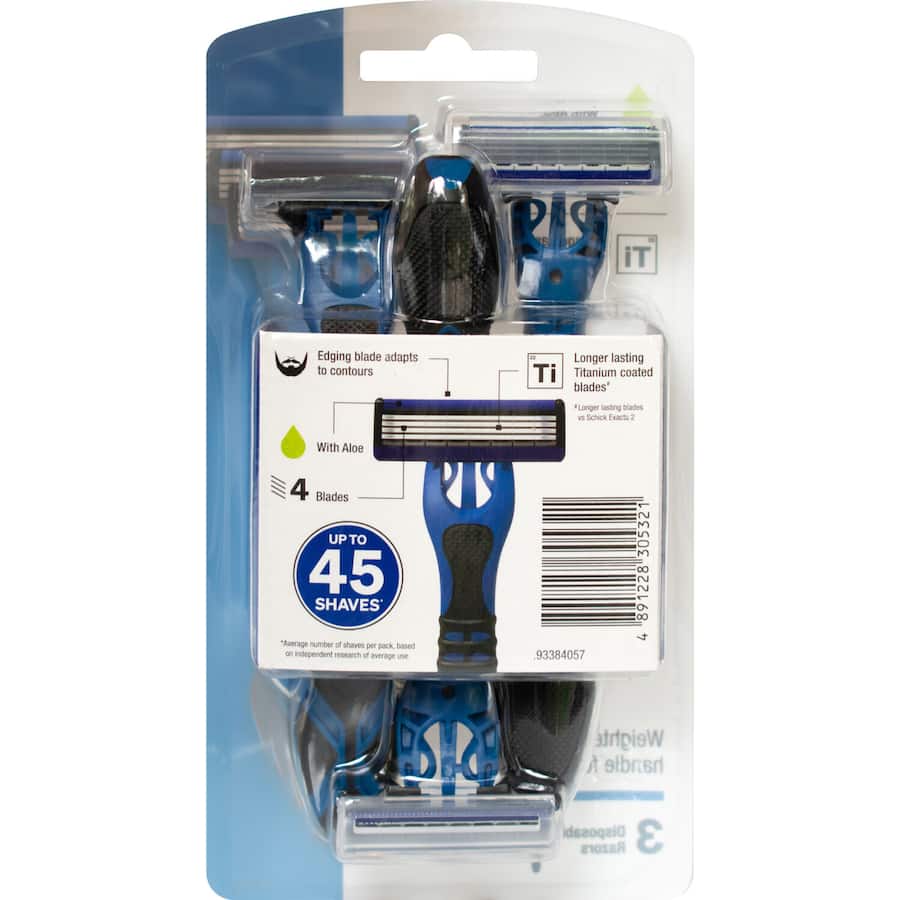Schick Xtreme 4 Disposable Razors 3pack
