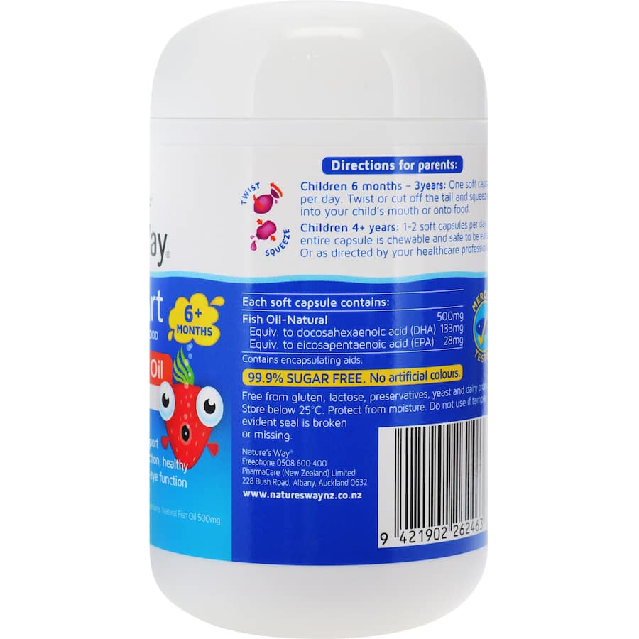 Natures Way Kids Smart Fish Oil Trio 60pack