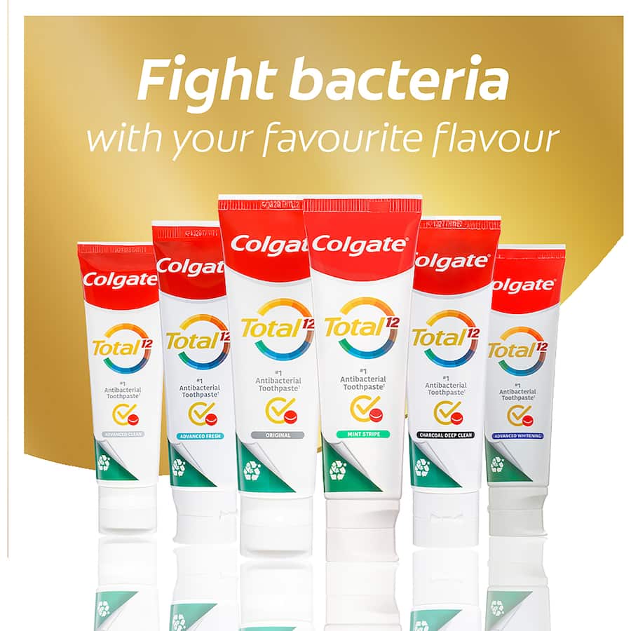 Colgate Total Antibacterial Toothpaste Deep Clean Tube 115g