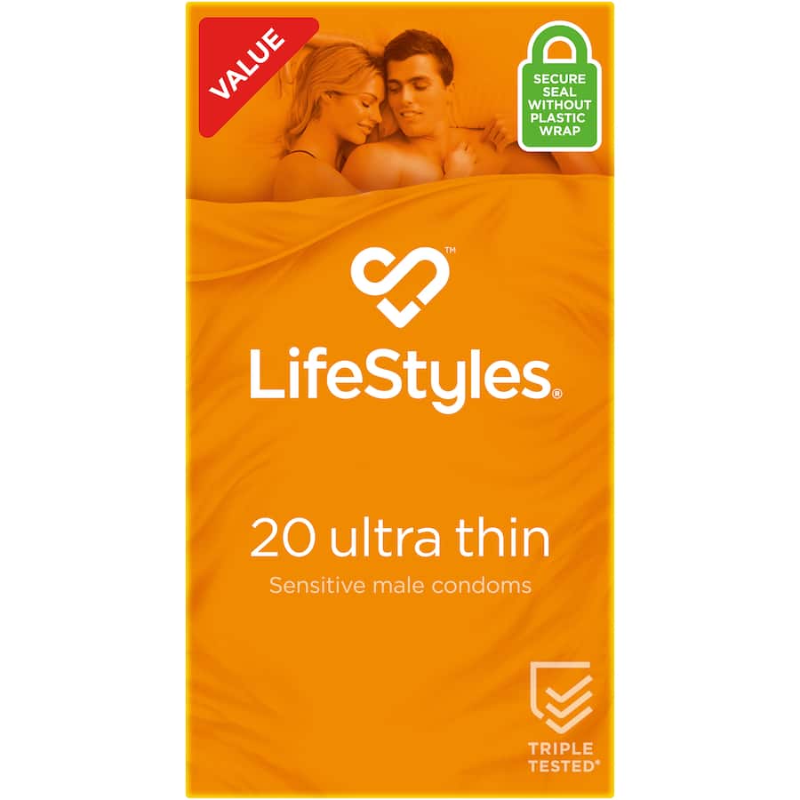 Lifestyles Condoms Ultra Thin 20pack