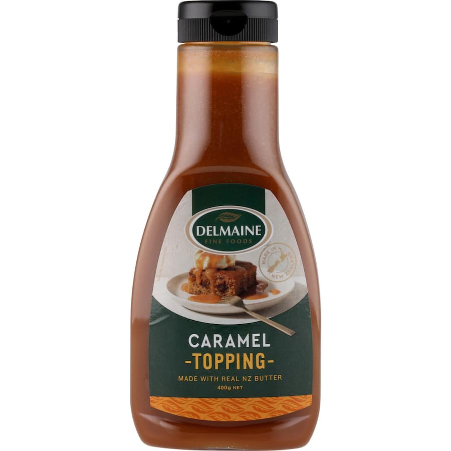 Delmaine Topping Caramel Bottle 400g