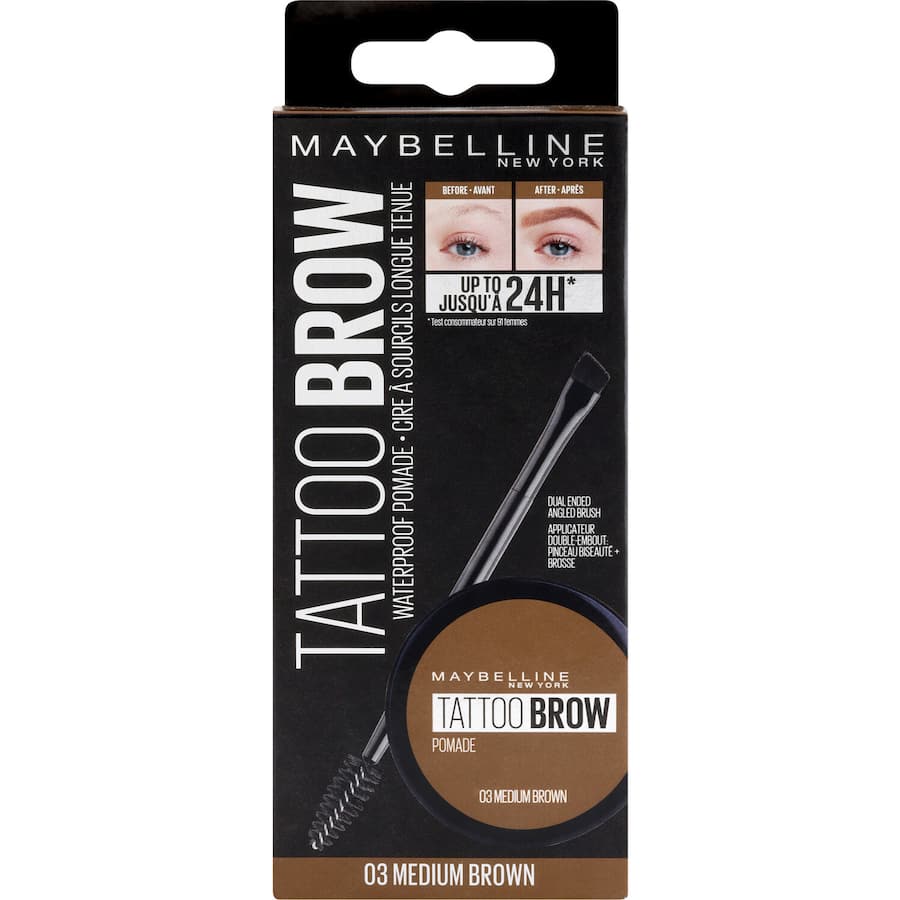 Maybelline Tattoo Brow Pomade Medium Brown 3.5mL