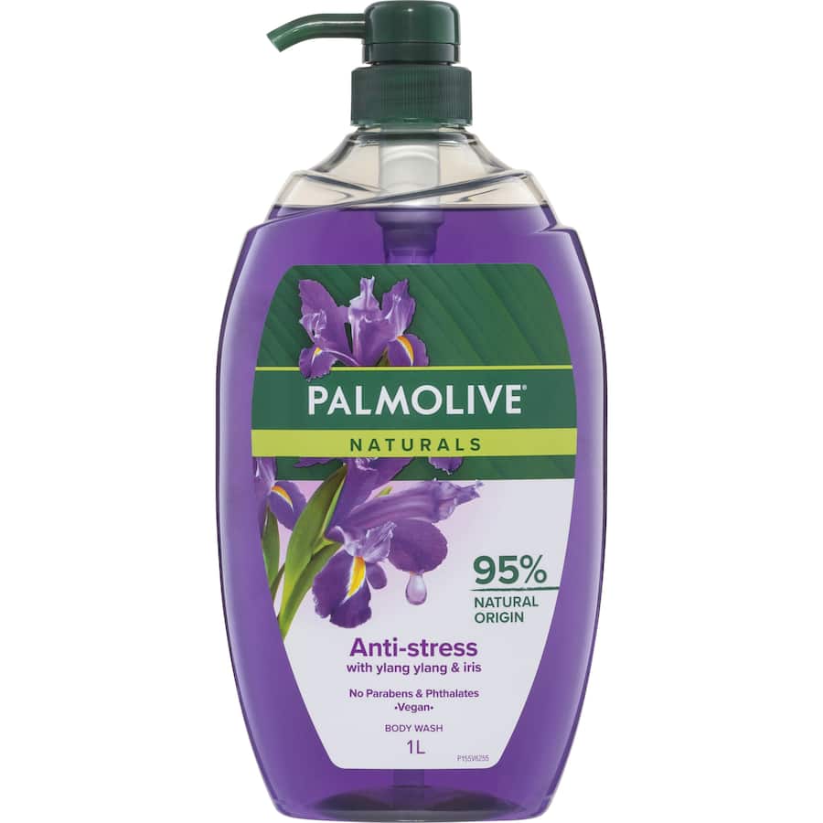 Palmolive Aromatherapy Body Wash Anti Stress Shower Gel Pump 1L