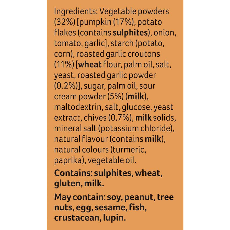 Continental Sensations Instant Soup Pumpkin & Sour Cream 70g 2pack