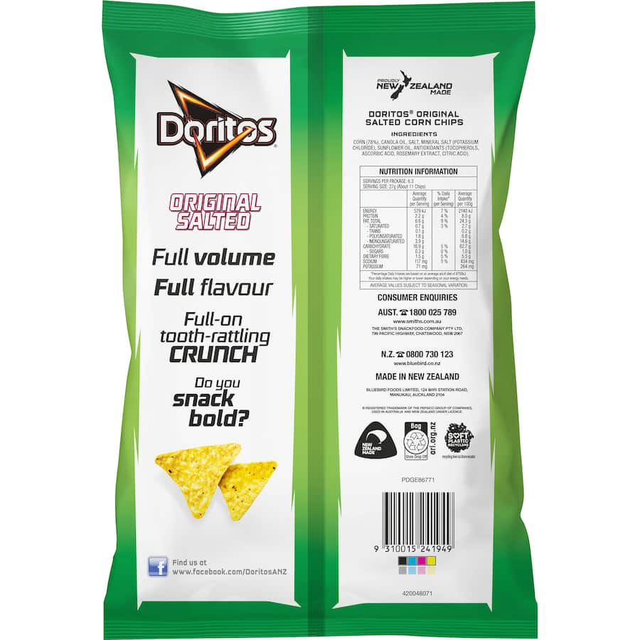 Doritos Corn Chips Original 170g