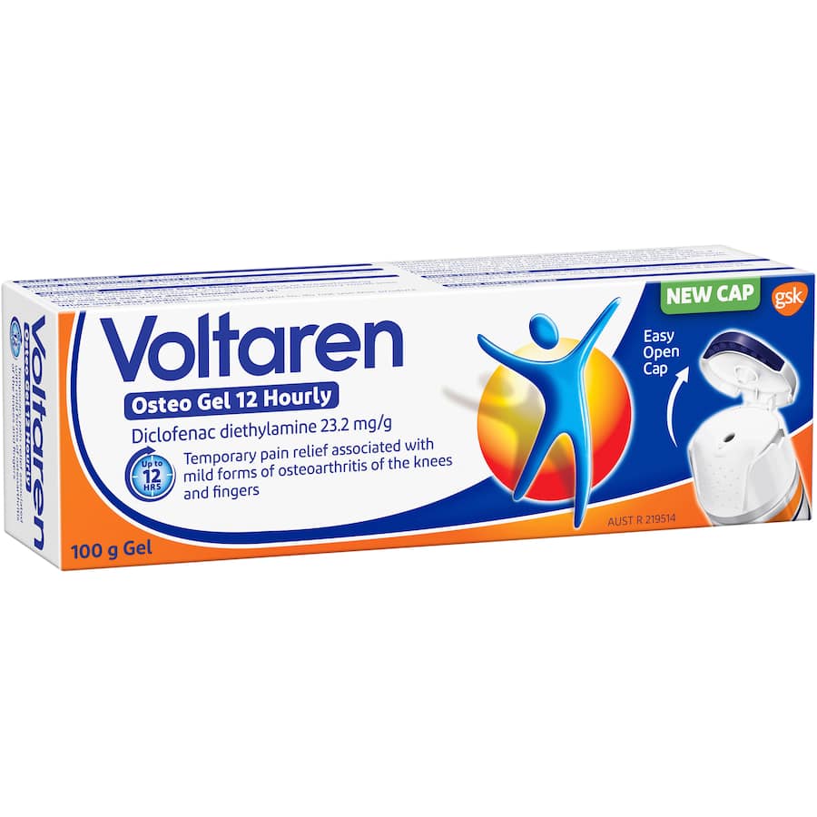 Voltaren Osteo Gel 12 Hourly Long Lasting Gel Tube 100g