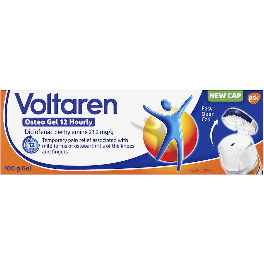 Voltaren Osteo Gel 12 Hourly Long Lasting Gel Tube 100g