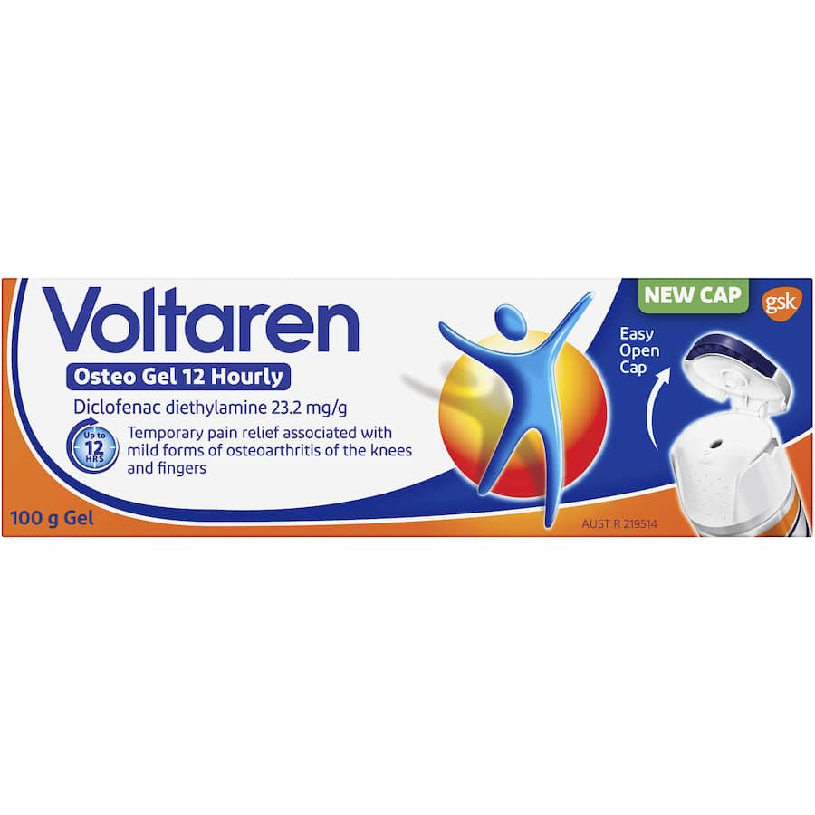 Voltaren Osteo Gel 12 Hourly Long Lasting Gel Tube 100g