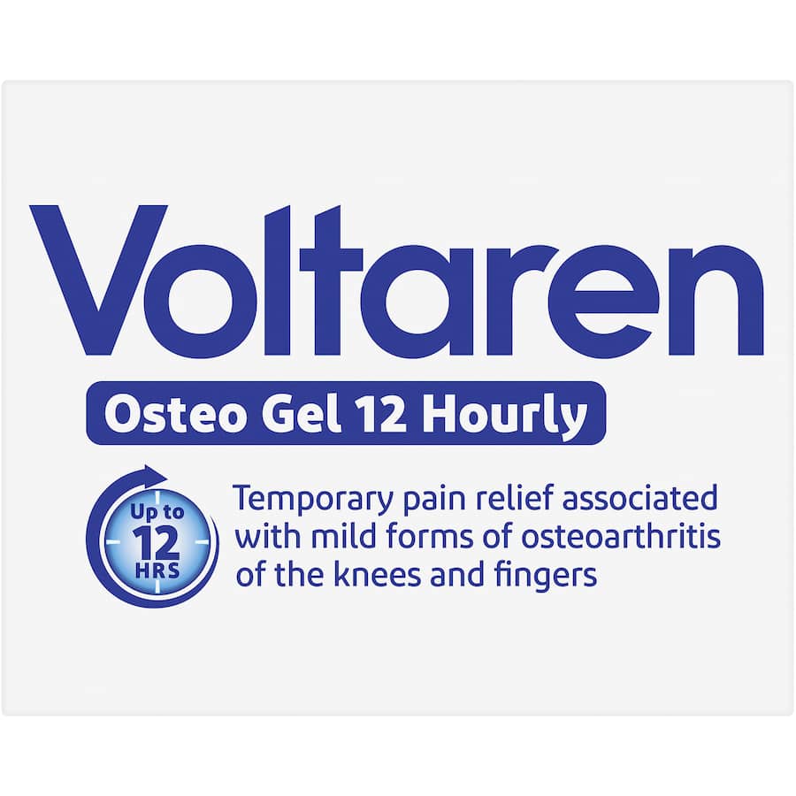 Voltaren Osteo Gel 12 Hourly Long Lasting Gel Tube 100g