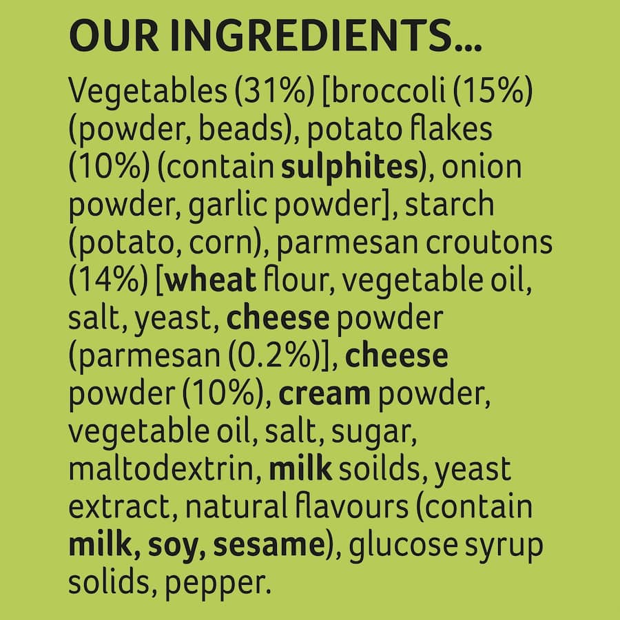 Continental Sensations Instant Soup Cheesy Broccoli & Potato 56g 2pack