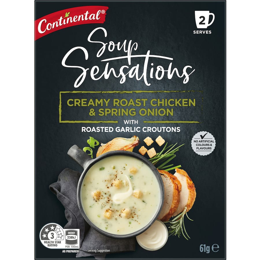 Continental Soup Sensations Creamy Roast Chicken & Spring Onion Pack 61g