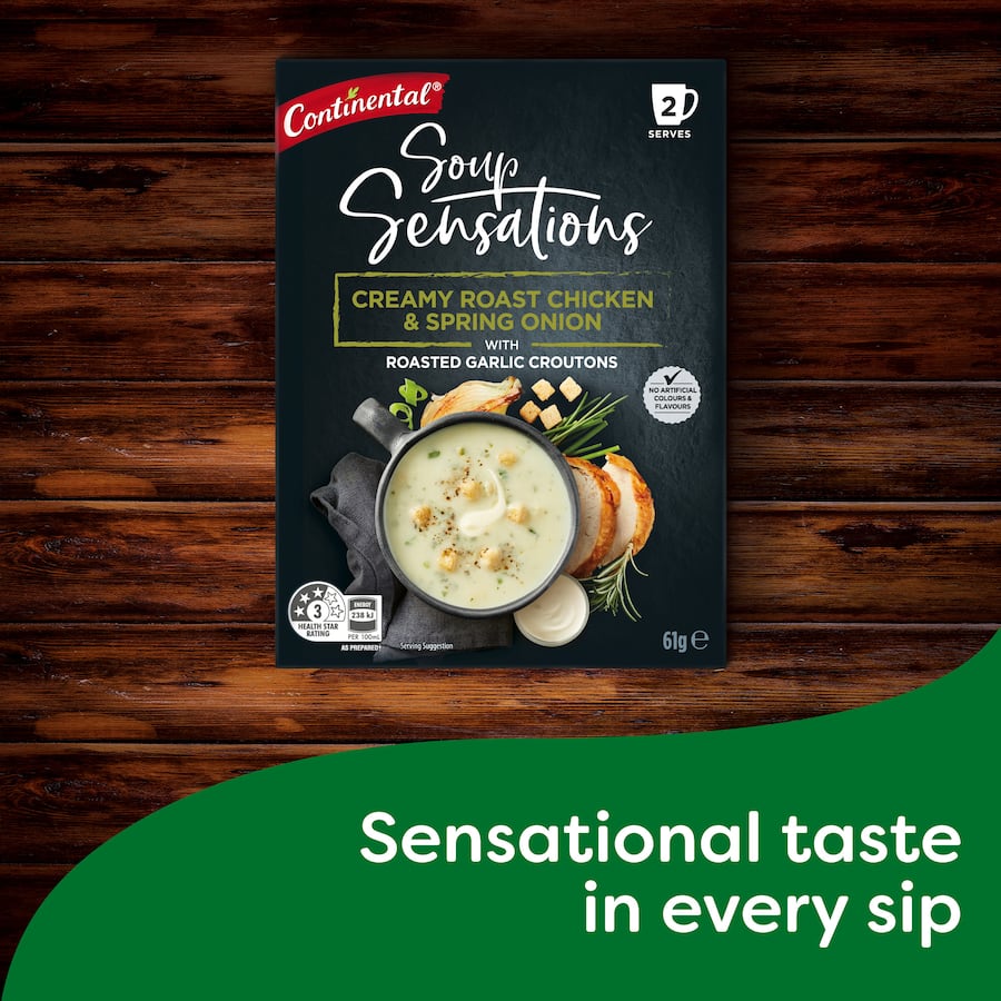Continental Soup Sensations Creamy Roast Chicken & Spring Onion Pack 61g