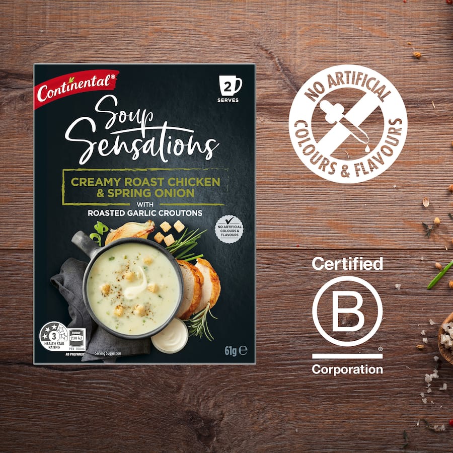 Continental Soup Sensations Creamy Roast Chicken & Spring Onion Pack 61g