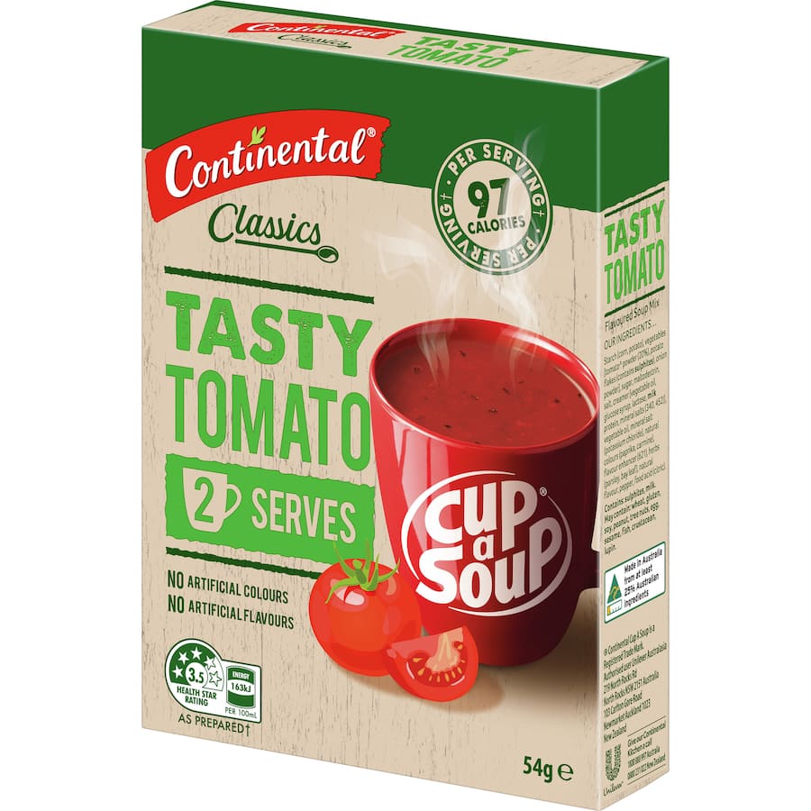 Continental Cup A Soup Instant Soup Tasty Tomato 54g 2pack