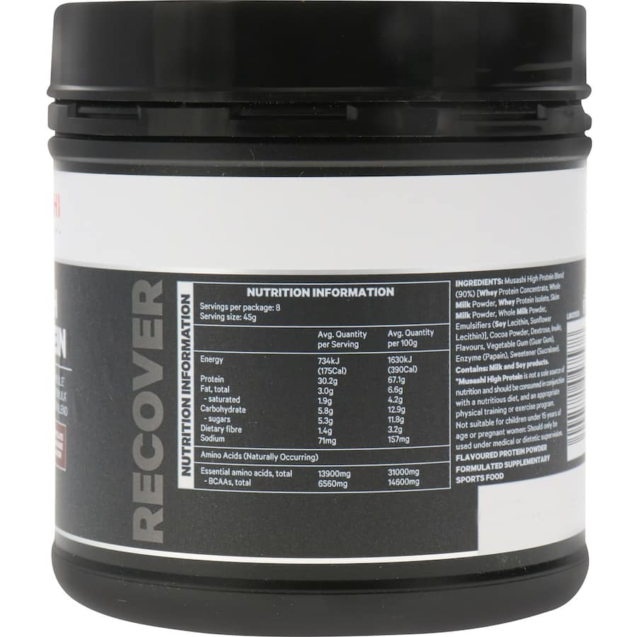 Musashi High Protein Protein Powder Chocolate 375g