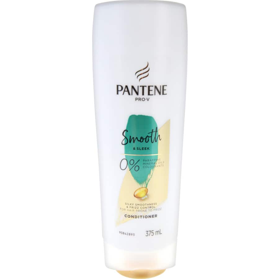 Pantene Pro-v Smooth & Sleek Conditioner For Frizzy Hair 375mL