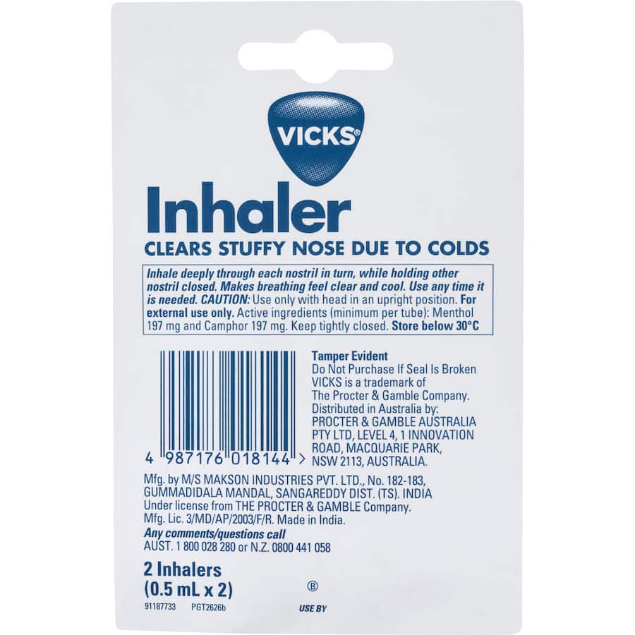 Vicks Inhaler 2pack