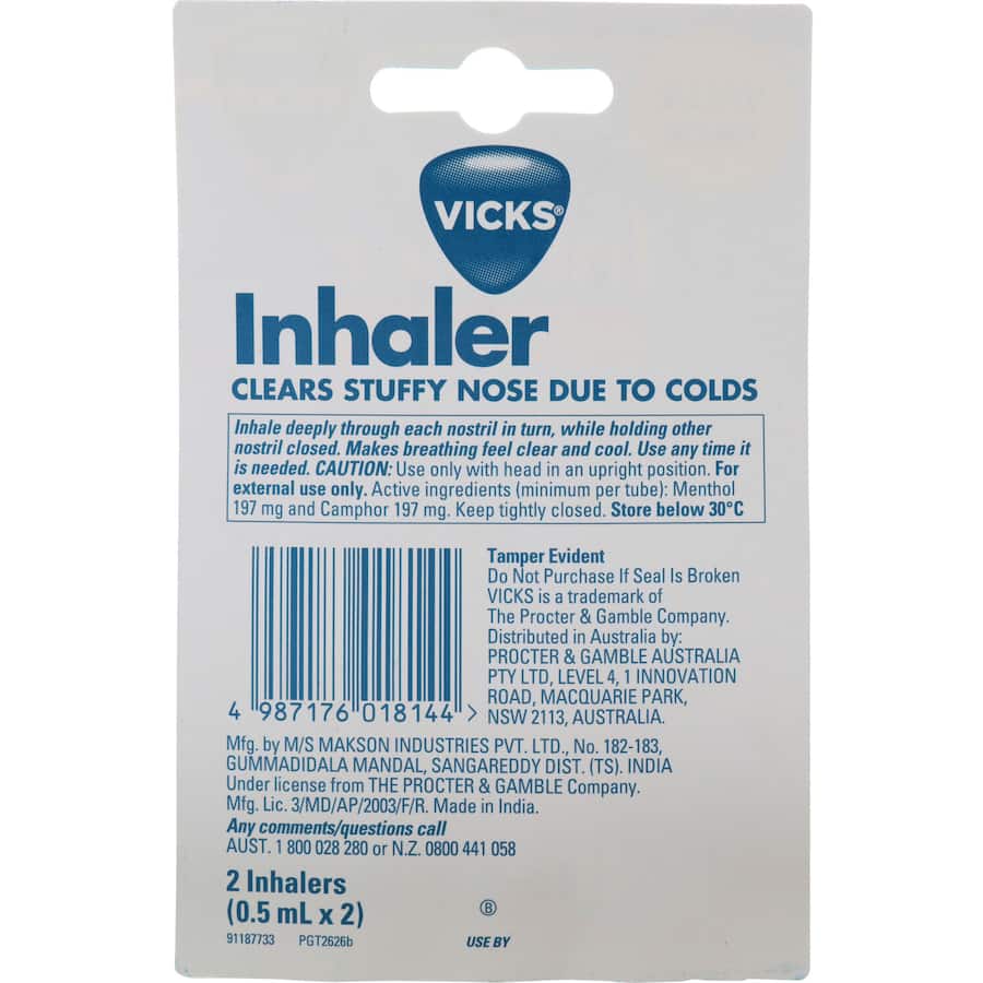 Vicks Inhaler 2pack