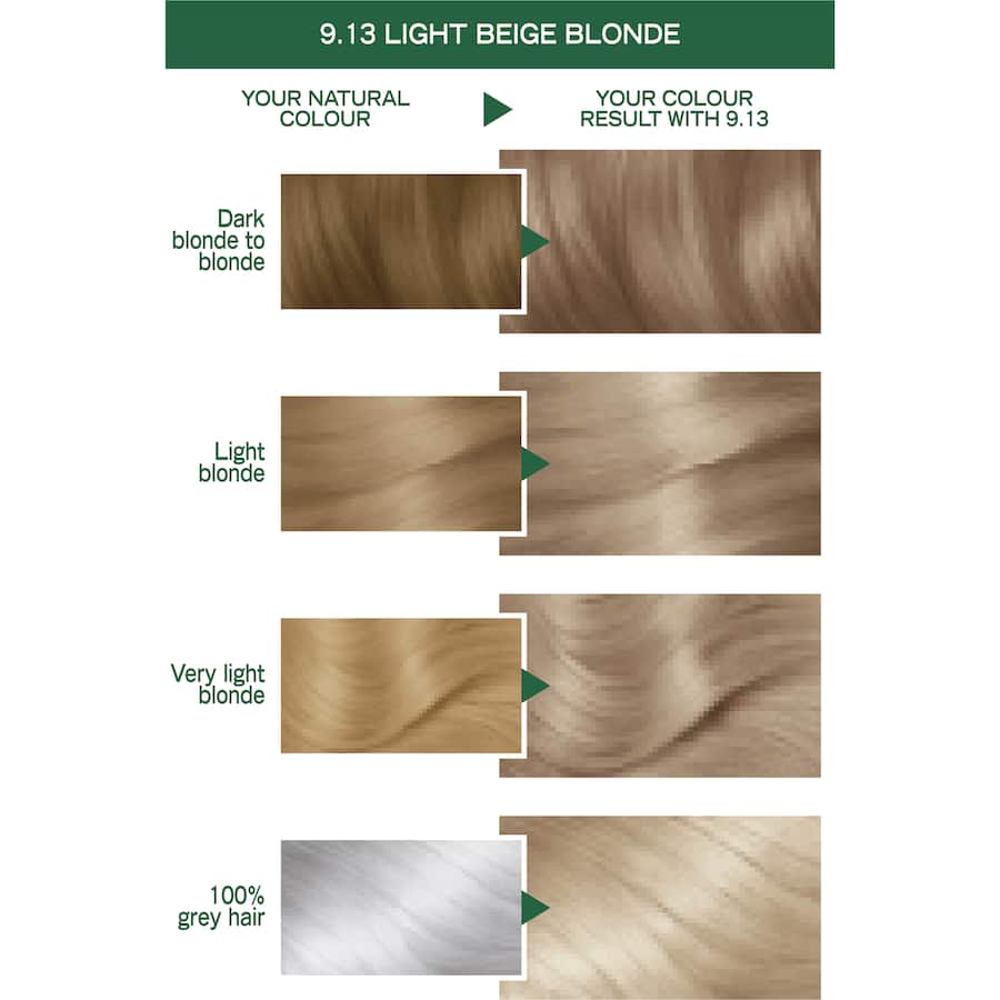 Garnier Nutrisse Hair Colour Beige Blonde 9.13 1pack