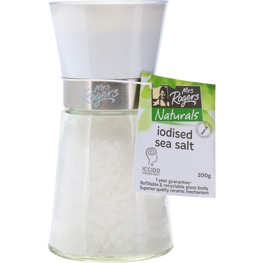 Mrs Rogers Salt Iodised Medium Grinder 200g