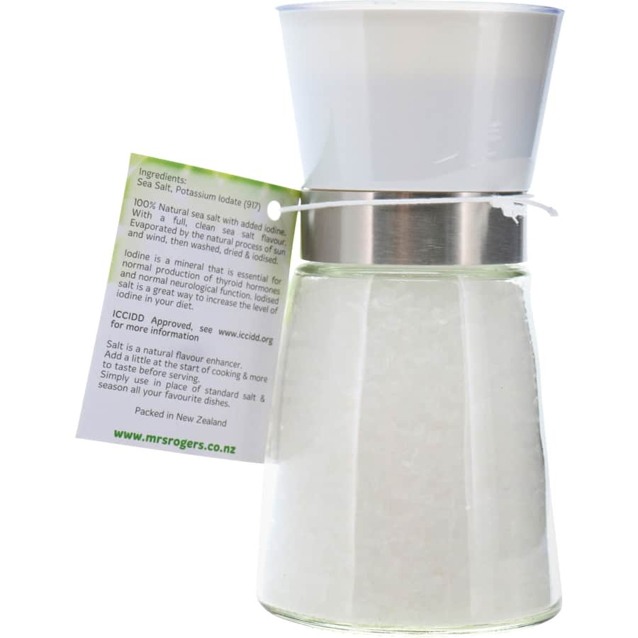 Mrs Rogers Salt Iodised Medium Grinder 200g