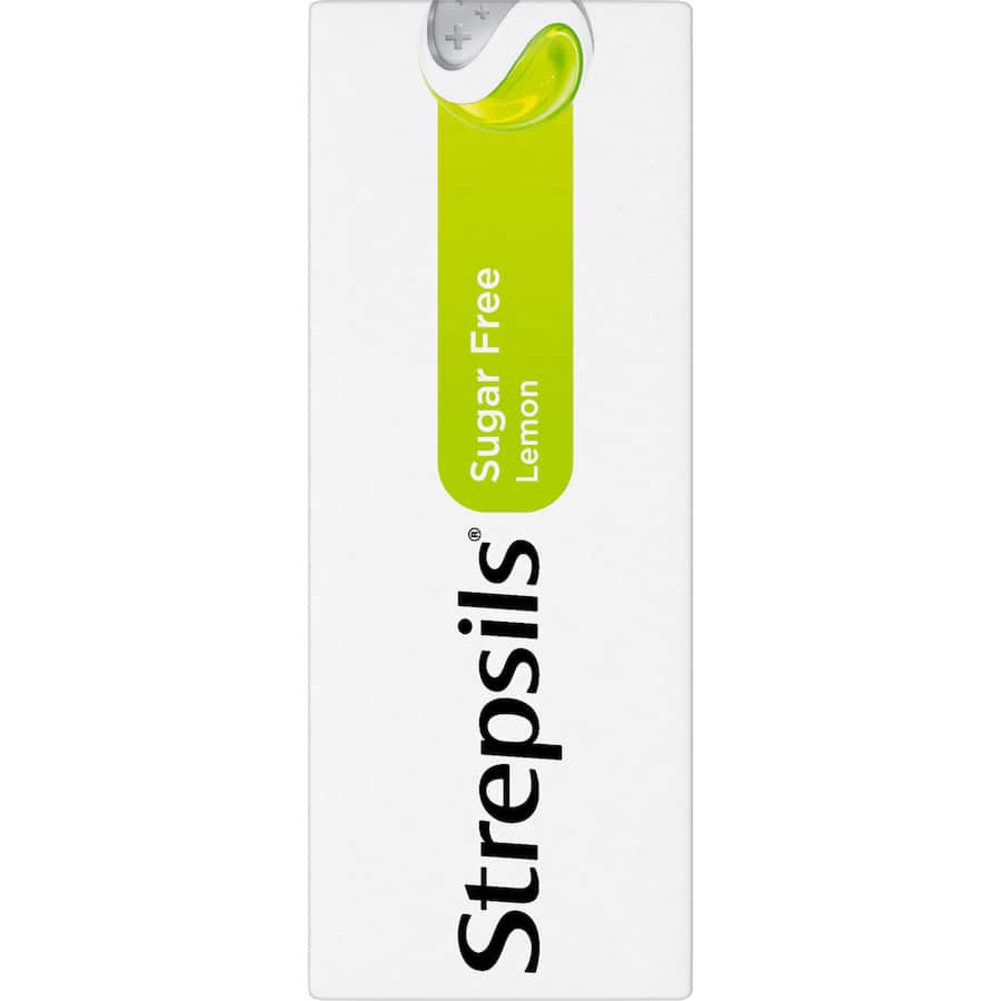 Strepsils Sugar Free Cough Throat Lozenges Lemon 36pack