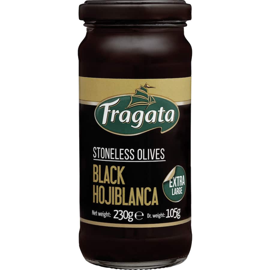 Fragata Olives Pitted Black 230g