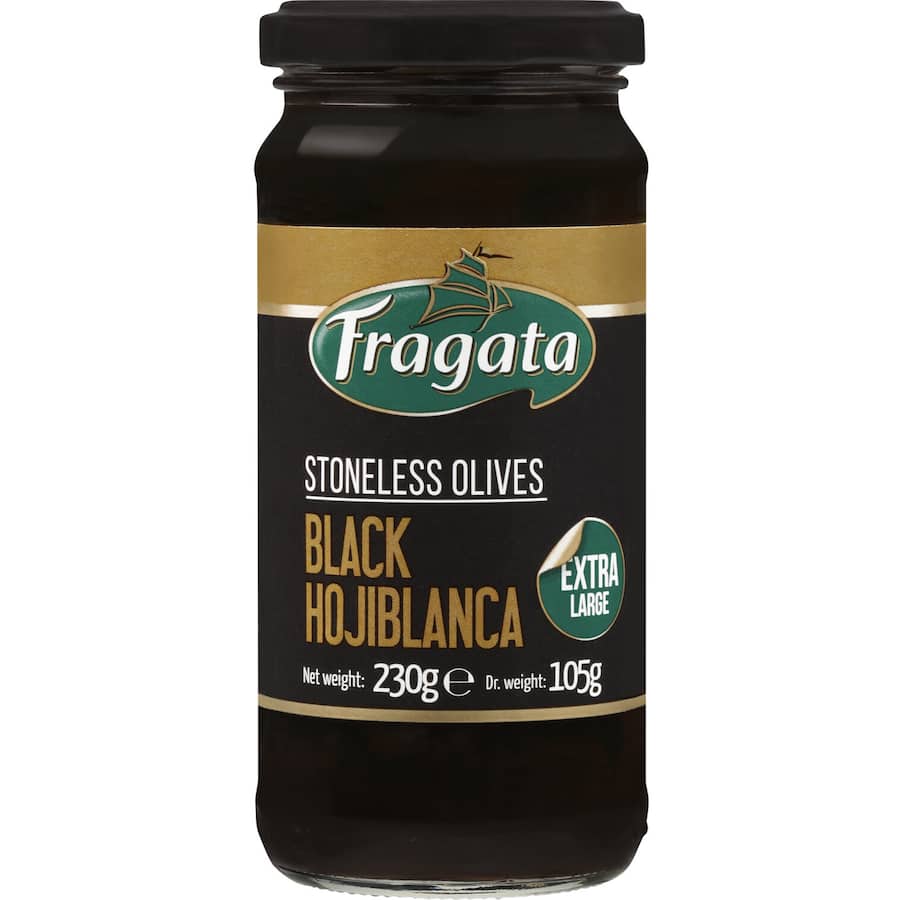 Fragata Olives Pitted Black 230g