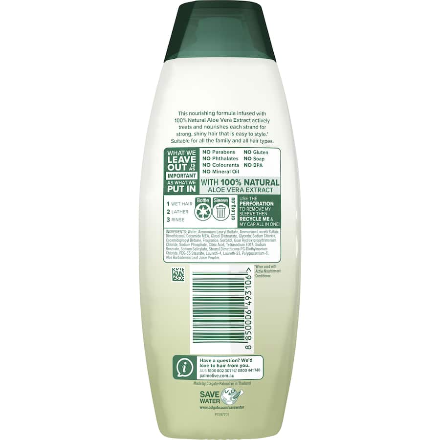Palmolive Naturals Shampoo Active Nourishment Normal Hair 350mL
