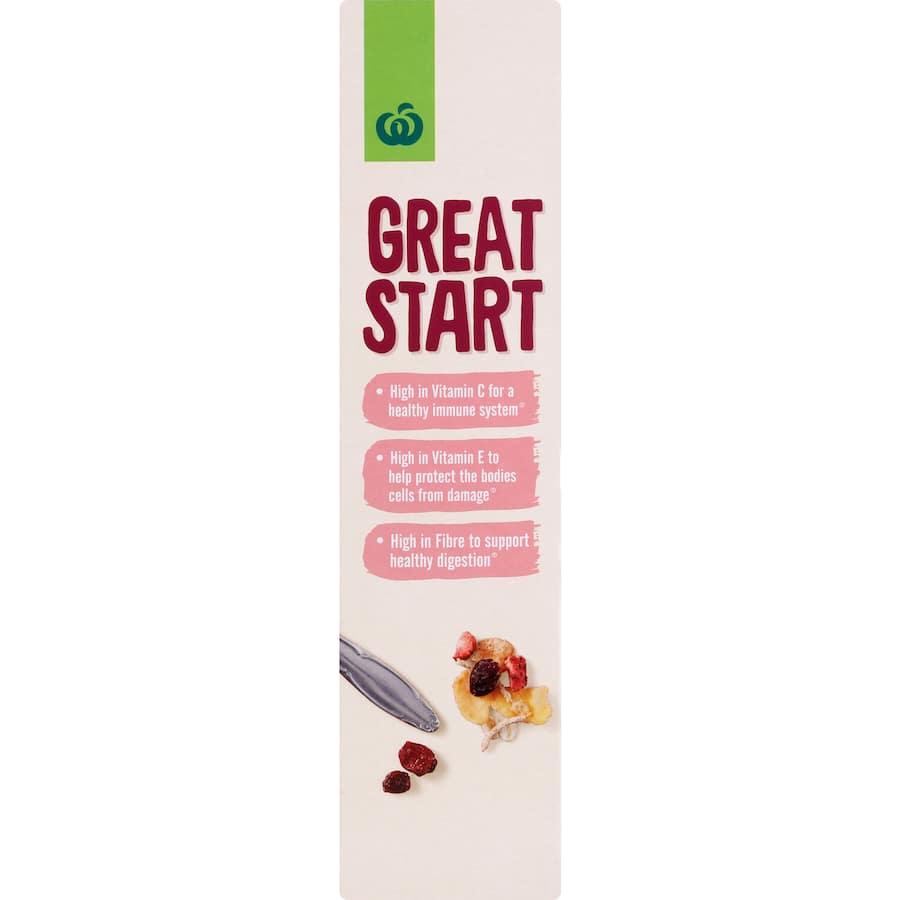 Woolworths Great Start Cereal Antioxidant - Fruit 400g
