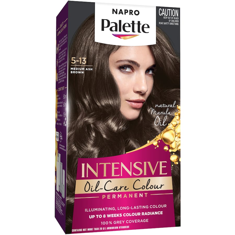 Napro Palette Hair Colour Medium Ash Brown 5.13 115ml 1pack