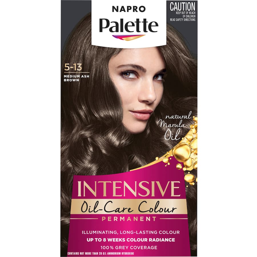 Napro Palette Hair Colour Medium Ash Brown 5.13 115ml 1pack